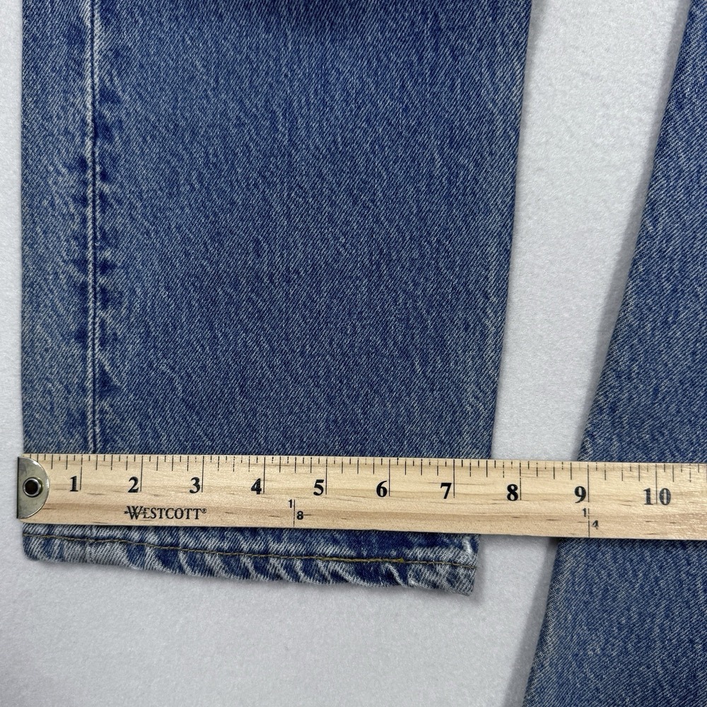 Vintage Levis 501 Jeans Women 31x32 DEADSTOCK 90s Denim USA Made Medium Wash NWT - Picture 14 of 16
